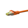 Cable de red RJ45 DSIT DC-76-100 Cat.7 S/FTP PiMF, 10 m, naranja