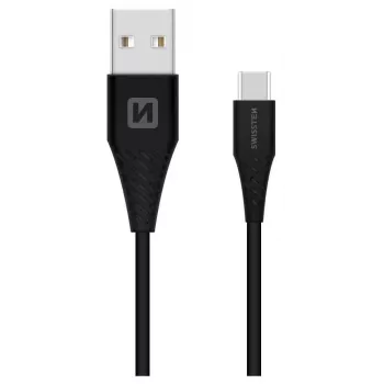 Swissten Cable USB-A a USB-C 3.1 Gen 1 1,5 m negro