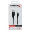 Swissten Cable USB-A a USB-C 3.1 Gen 1 1,5 m negro