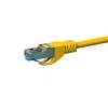 DSIT Cable de red CAT 6a S/FTP LSOH, 0,25 m, amarillo