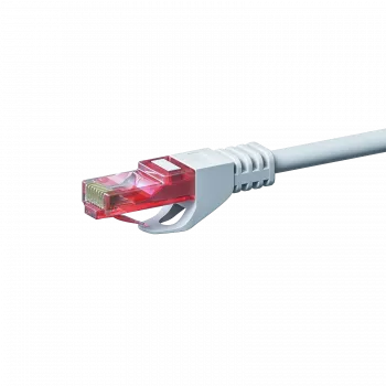 DSIT Cable de red CAT6, U/UTP, 1,5 m, blanco, 100% cobre