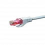 DSIT Cable de red CAT6, U/UTP, 1,5 m, blanco, 100% cobre
