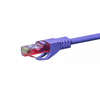 DSIT DC-68-050 Cable de red CAT6 U/UTP, 5 m, violeta, 100% cobre