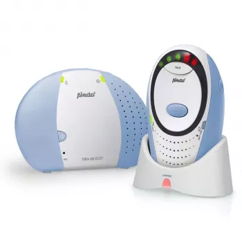 Alecto DECT Babyphone con Full ECO Mode, sin cámara, azul