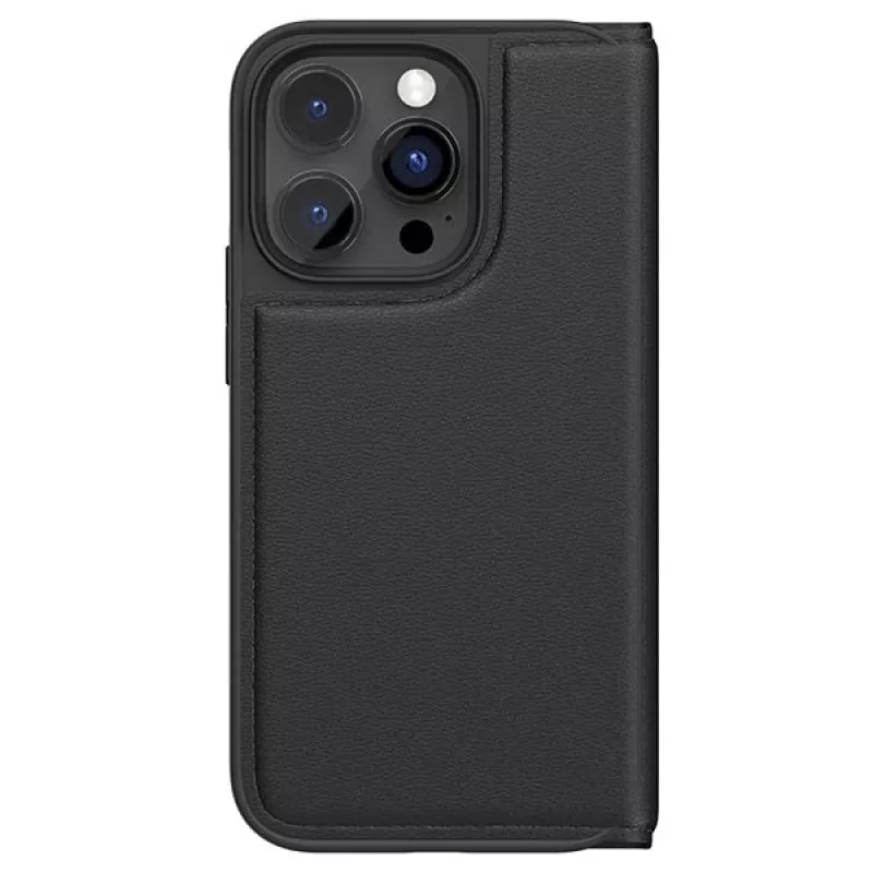 Adidas Originals Funda Booklet Basic para iPhone 14 Pro, negro y blanco