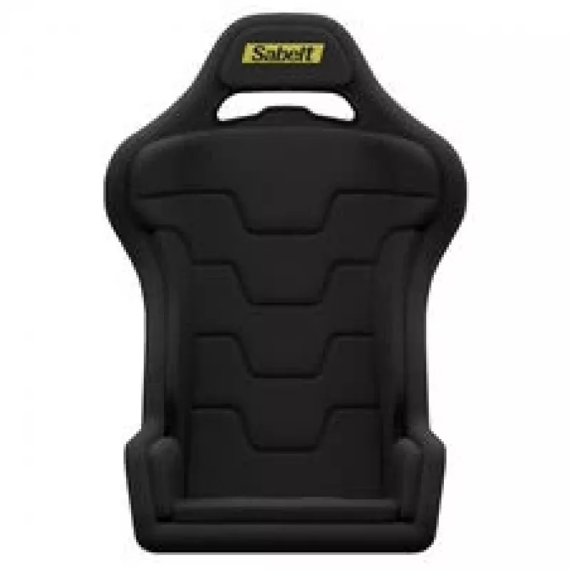 Asiento de simracing Sabelt SRS-1, carcasa de fibra de vidrio, acolchado - negro profundo