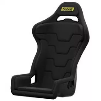 Asiento de simracing Sabelt SRS-1, carcasa de fibra de vidrio, acolchado - negro profundo