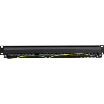 Panel de parcheo DS-IT CAT 5e FTP 24 puertos para montaje en rack de 19