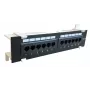 Panel de parcheo de pared DS-IT CAT 6, 12 puertos UTP (DS-Patch6-12UTP-WM)