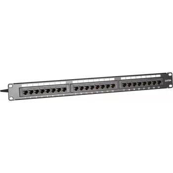 Panel de parcheo DSIT DS-Patch6a-24UTP 24 puertos CAT6a UTP, 19