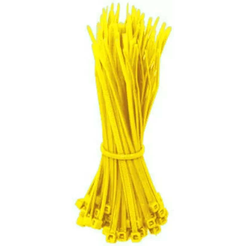 DSIT Bridas 200 mm Amarillo pack de 100 (kb_200mm_geel)
