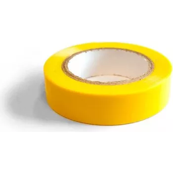 DSIT DC-Tape-Yellow Cinta aislante de PVC autoadhesiva 10 m x 19 mm Amarillo