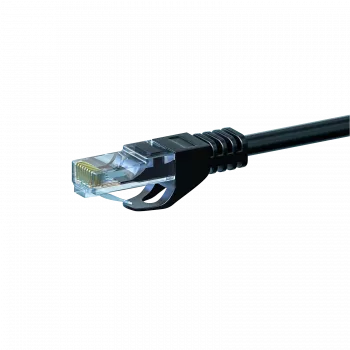 DSIT Cable de red CAT 6 U/UTP, 5 m, Negro, CCA, RJ45, Gigabit Ethernet
