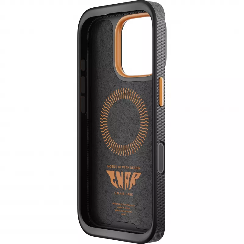 Funda Peak Design Mobile GNAR para Apple iPhone 16 Pro, negra (M-MX-BU-BK-1)
