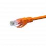 Cable de red patch DSIT CAT 5e U/UTP, 3m, naranja, CCA, RJ45, Gigabit Ethernet