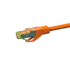 Cable de red RJ45 DSIT S/FTP PiMF con cable en bruto CAT 7, 1 m, naranja (DC-76-010)