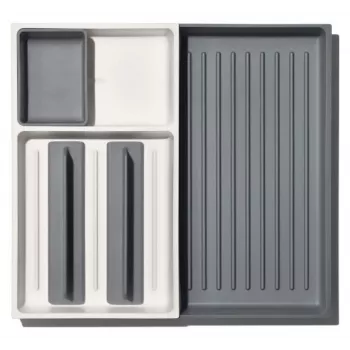 OXO Good Grips escurreplatos de silicona para vajilla, gris
