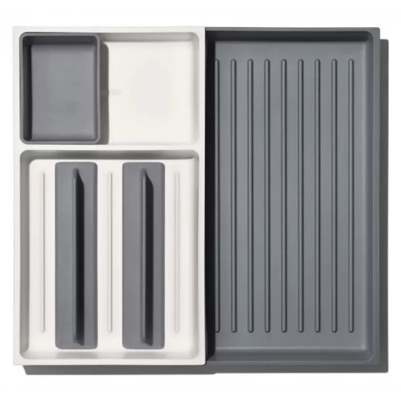 OXO Good Grips escurreplatos de silicona para vajilla, gris