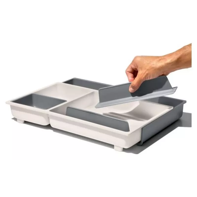 OXO Good Grips escurreplatos de silicona para vajilla, gris