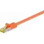 Cable de red RJ45 DSIT S/FTP PiMF con cable en bruto CAT 7, 2 m, naranja (DC-76-020)