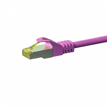 DSIT cable de red Cat.7 S/FTP PiMF RJ45, rosa, 7,5 m