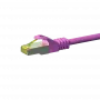 DSIT cable de red Cat.7 S/FTP PiMF RJ45, rosa, 7,5 m