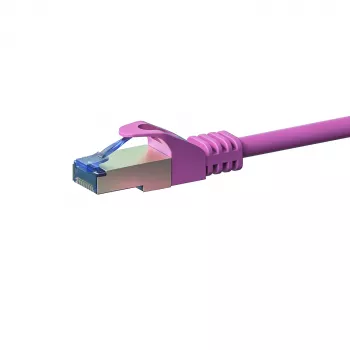 Cable de red DSIT CAT 6a LSOH - S/FTP - 5 metros - rosa - cable de conexión