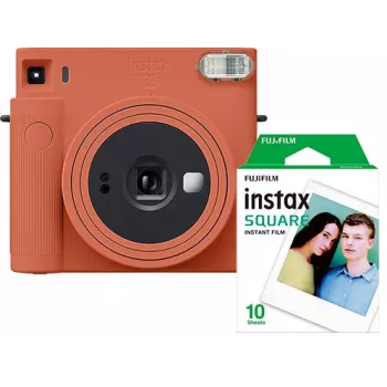 Fujifilm Instax Square SQ1 cámara instantánea, naranja terracota, con película (70100148679)