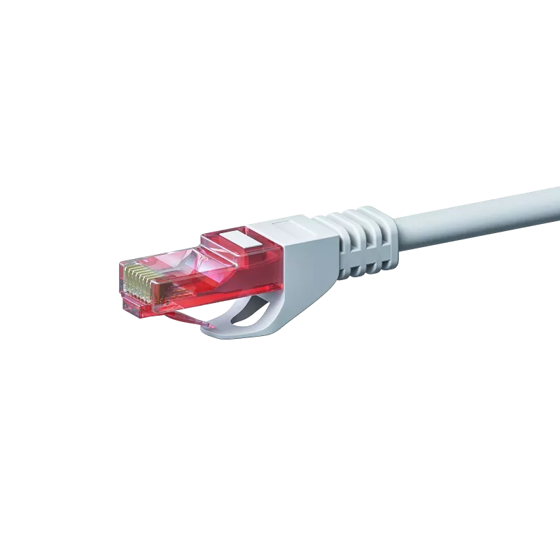 Cable de red de conexión DSIT CAT6 U/UTP, 7,5 m, blanco, 100% cobre (DC-62-075)