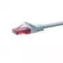 Cable de red DSIT CAT6 U/UTP, 15 m, blanco, 100% cobre (DC-62-150)