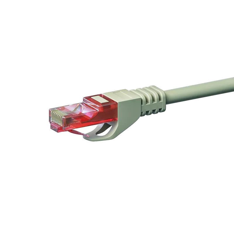 Cable de red DSIT DC-61-150 CAT6 U/UTP, 15 m, gris, 100 % cobre