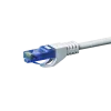 Cable de conexión DSIT CAT6a U/UTP 100% cobre, 2 m, blanco