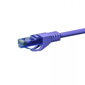 DSIT Cable patch CAT6a U/UTP 100% Cobre, 7,5 m, Violeta, RJ45, 10Gbps, 500MHz
