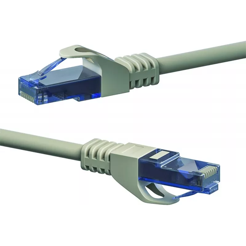 DSIT Cable de red CAT6a 100% Cobre - U/UTP - 30 metros - Gris (DC-U6A1-300)