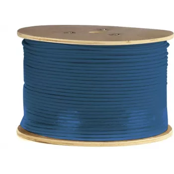DSIT DANICOM CAT6A U/UTP Cable flexible de PVC 500m (Fca) – 10Gbps, 500MHz, Cobre macizo, Interior