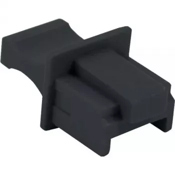 DSIT Tapas para puerto RJ45, Set de 10 uds., Negro