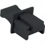 DSIT Tapas para puerto RJ45, Set de 10 uds., Negro
