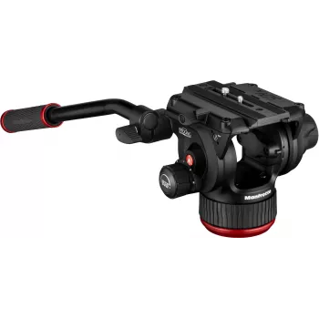Cabezal de trípode Manfrotto MVH504XAH 504X, aluminio, negro