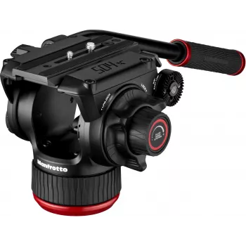 Cabezal de trípode Manfrotto MVH504XAH 504X, aluminio, negro