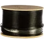 DSIT Cable de instalación exterior CAT7 S/FTP 305m, conductor macizo, funda PE, Fca, doble apantallado, 10 Gbit/s, negro