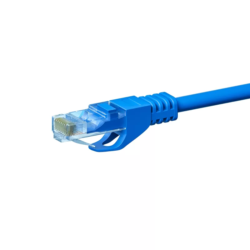 DSIT Cable de red patch CAT5e U/UTP, 20 m, azul, 100% cobre (DC-54-200)