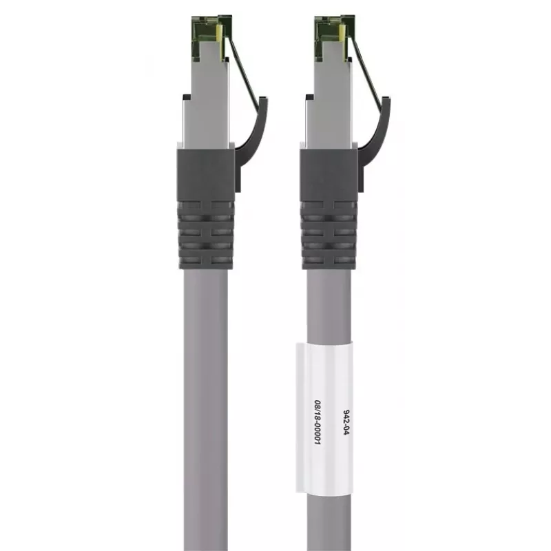 DSIT Cable de red CAT 8 S/FTP PiMF RJ45, gris, 2m