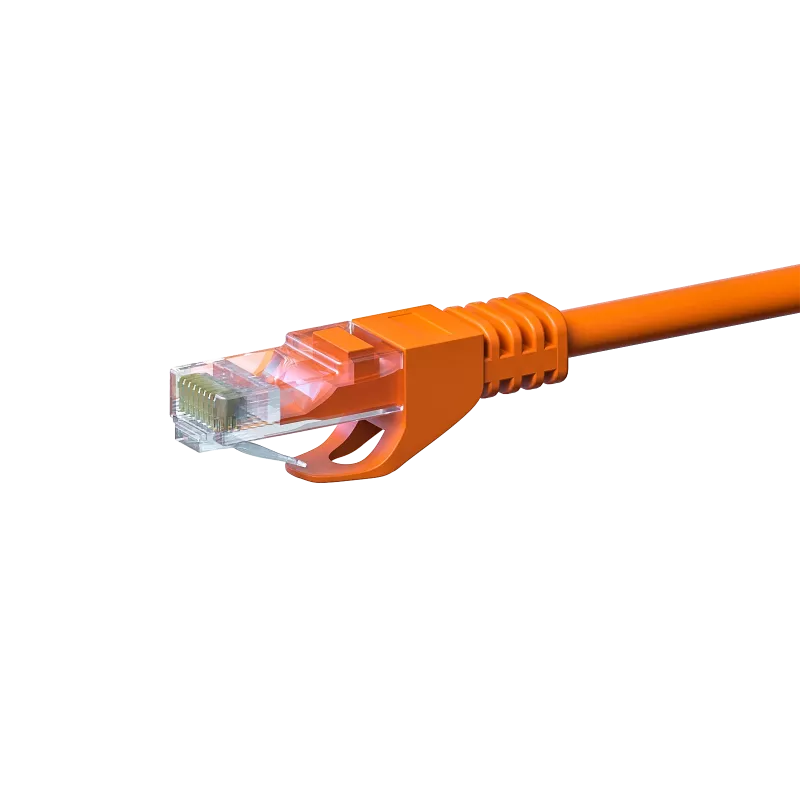DSIT Cable de red CAT5e U/UTP, 50 m, naranja, 100% cobre (DC-56-500)