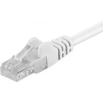 DSIT Cable de red patch CAT 5e U/UTP 0,25 m blanco CCA Gigabit Ethernet RJ45