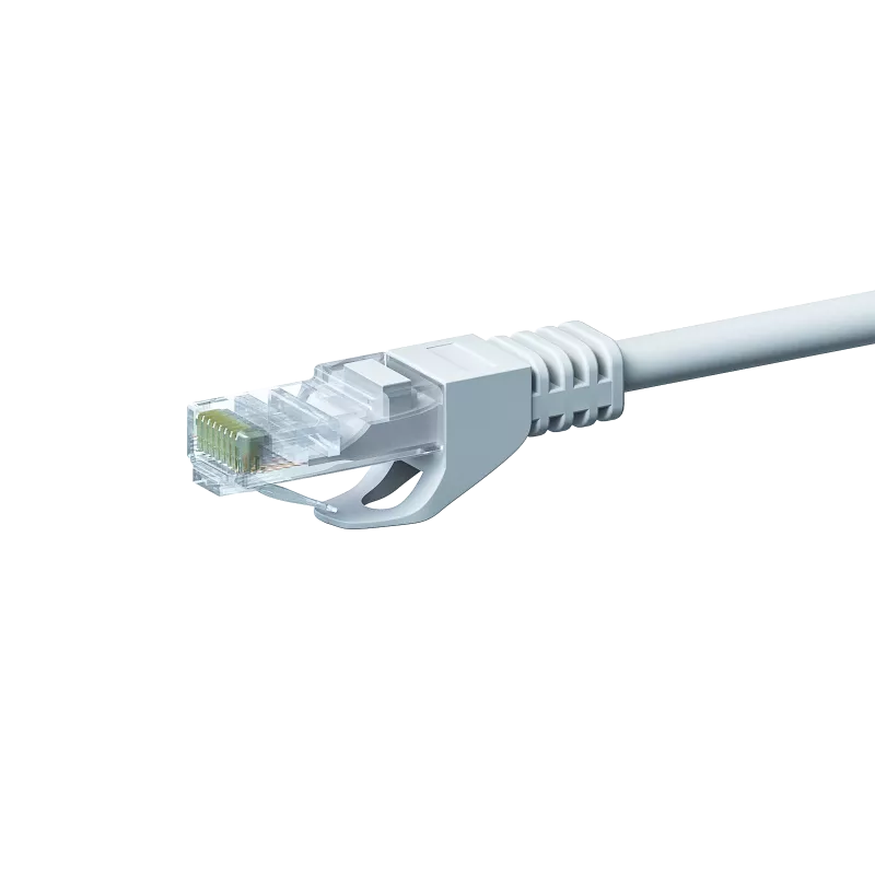 DSIT Cable de red patch CAT 5e U/UTP 0,25 m blanco CCA Gigabit Ethernet RJ45