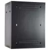 DSIT Armario servidor de pared 15U con puerta metálica 600x600x770mm negro