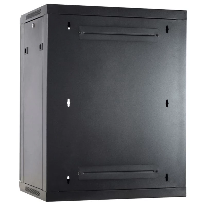 DSIT Armario servidor de pared 15U con puerta metálica 600x600x770mm negro