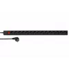 DSIT DS-15PDU Regleta de alimentación vertical para rack de 15 tomas, 230V 16A, tomas Schuko, cable de 2m, negro