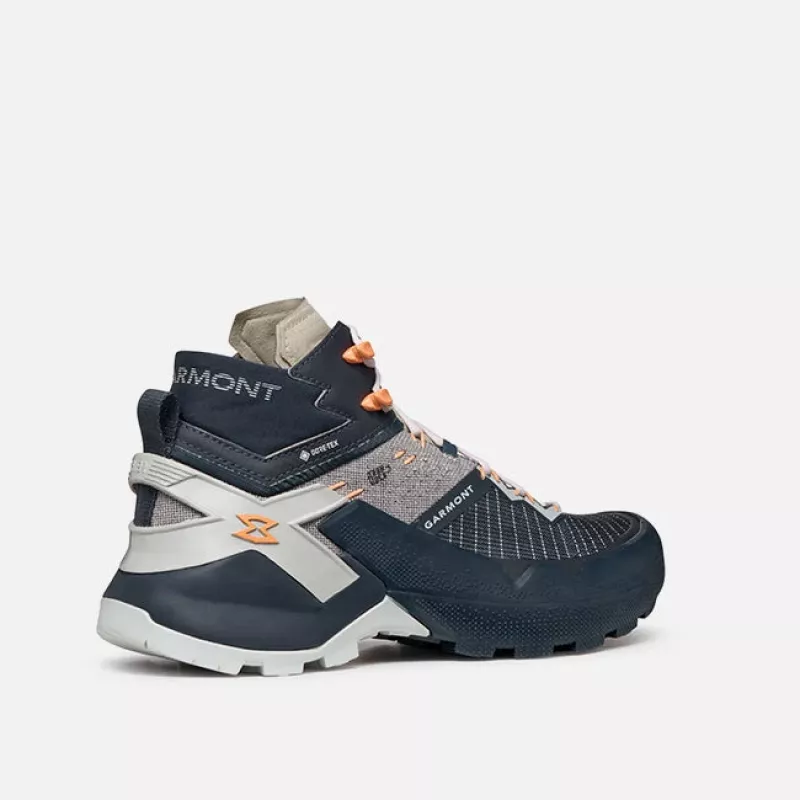 Garmont 9.81 Onyx Mid GTX Botas de montaña para mujer - Nights Blue/Lunar Grey, GORE-TEX, EU 41.5