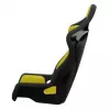 Asiento de simracing Sabelt SRS-1, carcasa de fibra de vidrio, acolchado - Racing Gelb